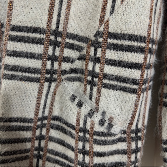 🖤 🌟BOGO 50% off🌟 Apt9 Plaid Sweater Coatigan sz XXL - Picture 5 of 10